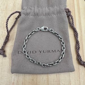 DAVID YURMAN sterling silver necklace and bracelet set